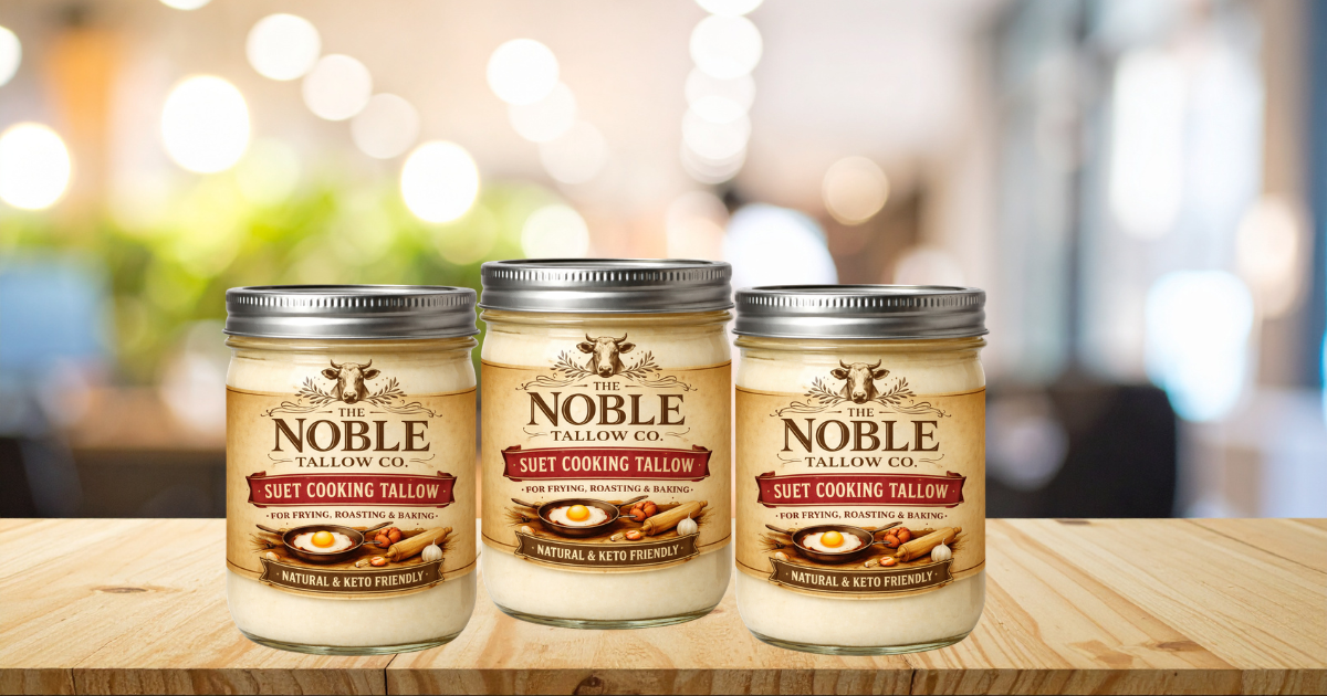 Noble Cooking Tallow – Quart (32 oz)